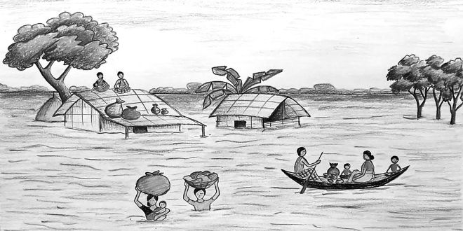 চৈত্রের খরায় বর্ষা